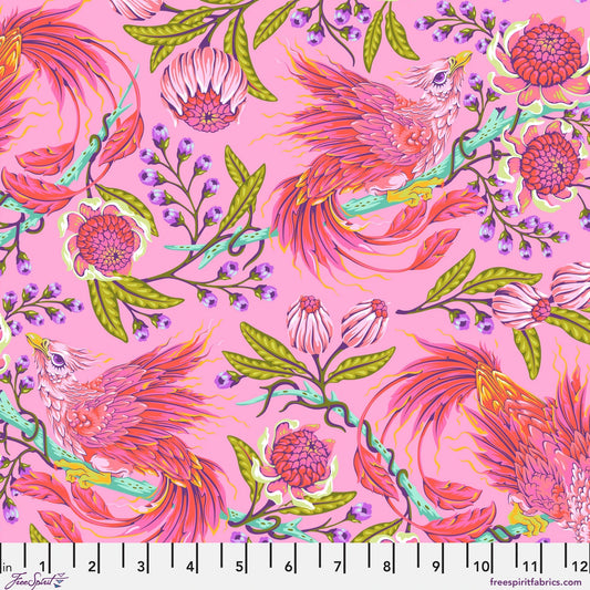 Tula Pink Legendary  - Hot Wings Wild Orchid