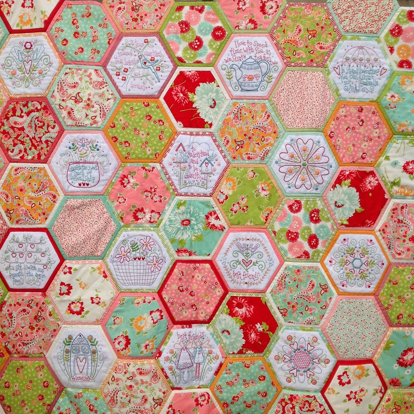 Best Friends Forever BOM *Complete Set* and Monthly Instalments Available by Rosalie Dekker