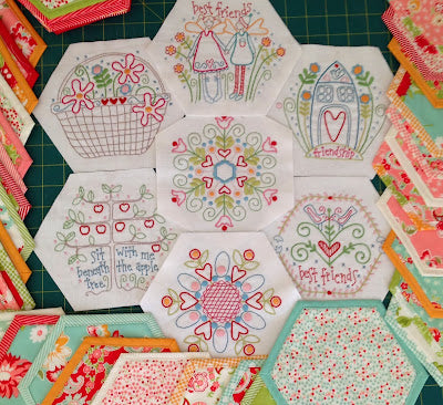 Best Friends Forever BOM *Complete Set* and Monthly Instalments Available by Rosalie Dekker
