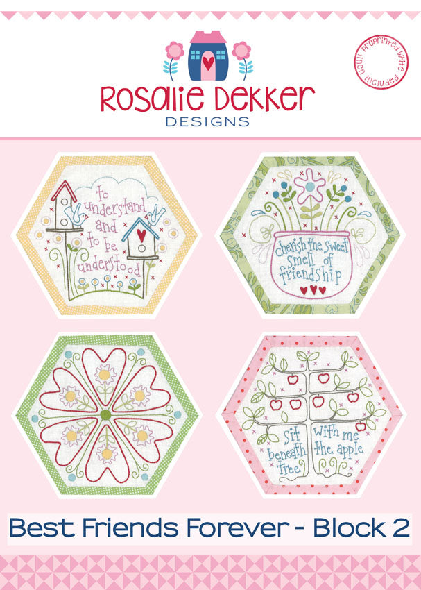 Best Friends Forever BOM *Complete Set* and Monthly Instalments Available by Rosalie Dekker