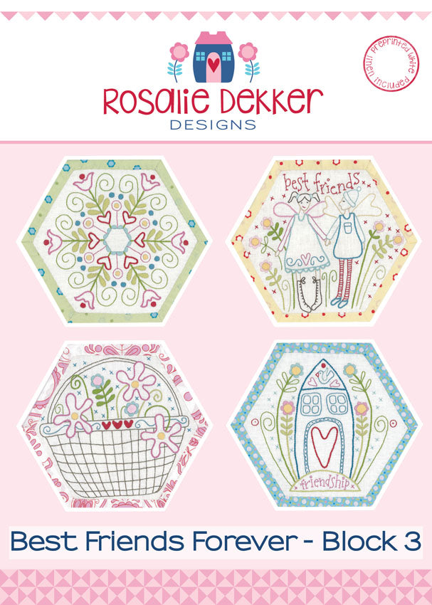Best Friends Forever BOM *Complete Set* and Monthly Instalments Available by Rosalie Dekker