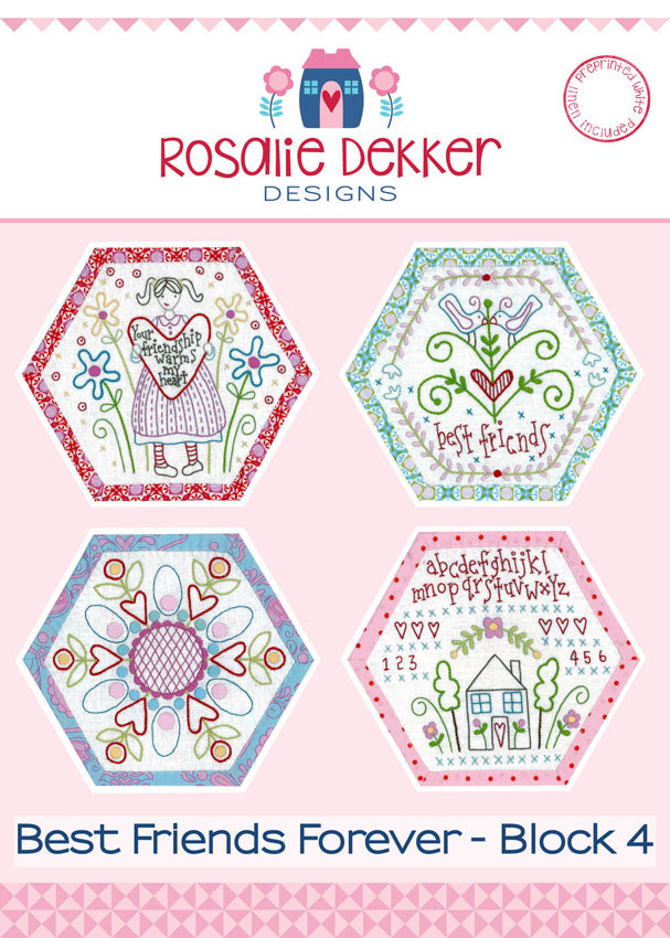 Best Friends Forever BOM *Complete Set* and Monthly Instalments Available by Rosalie Dekker