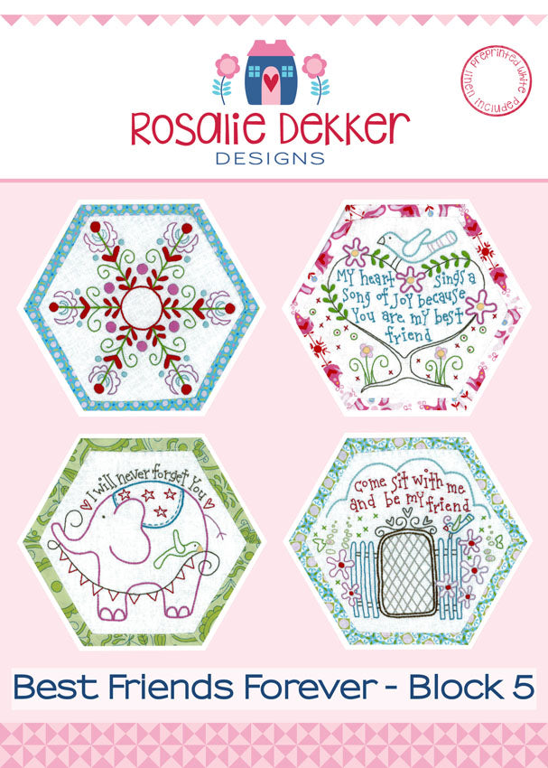 Best Friends Forever BOM *Complete Set* and Monthly Instalments Available by Rosalie Dekker
