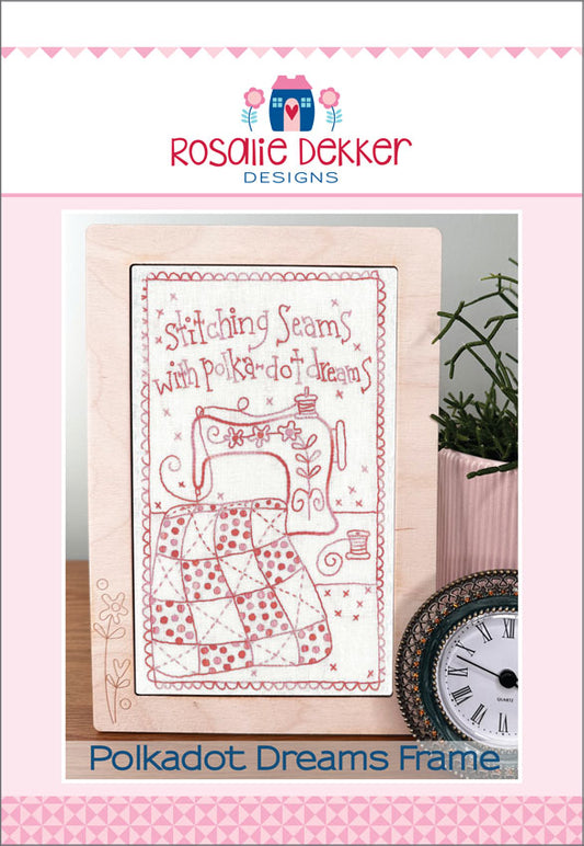 Polka Dot Dreams Wooden Frame - Frame ONLY