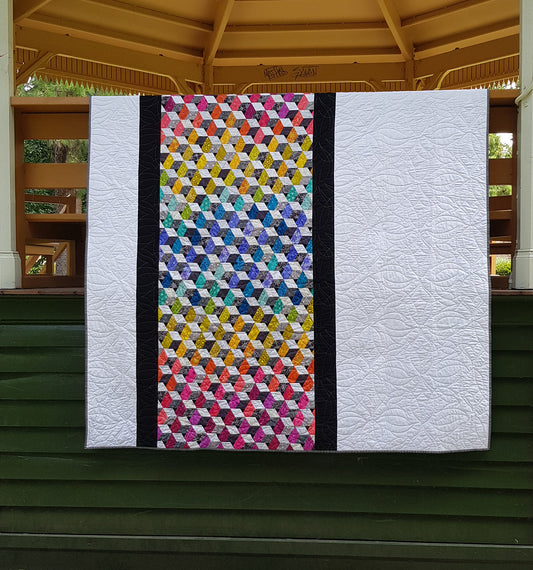 Refraction Quilt - Ready Made - Lilabelle Lane Creations