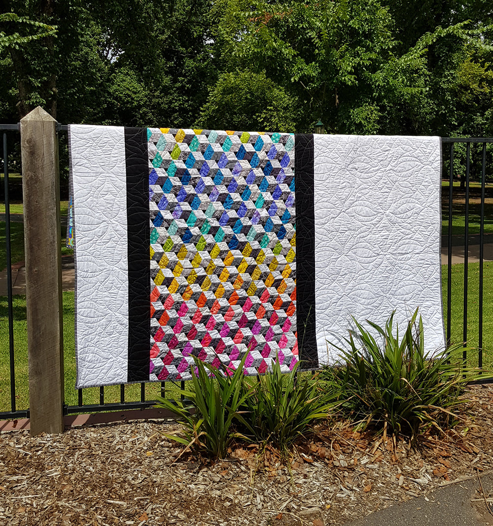 Refraction Quilt - Ready Made - Lilabelle Lane Creations