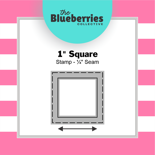 1" Square Stamp / Patchwork Stamp