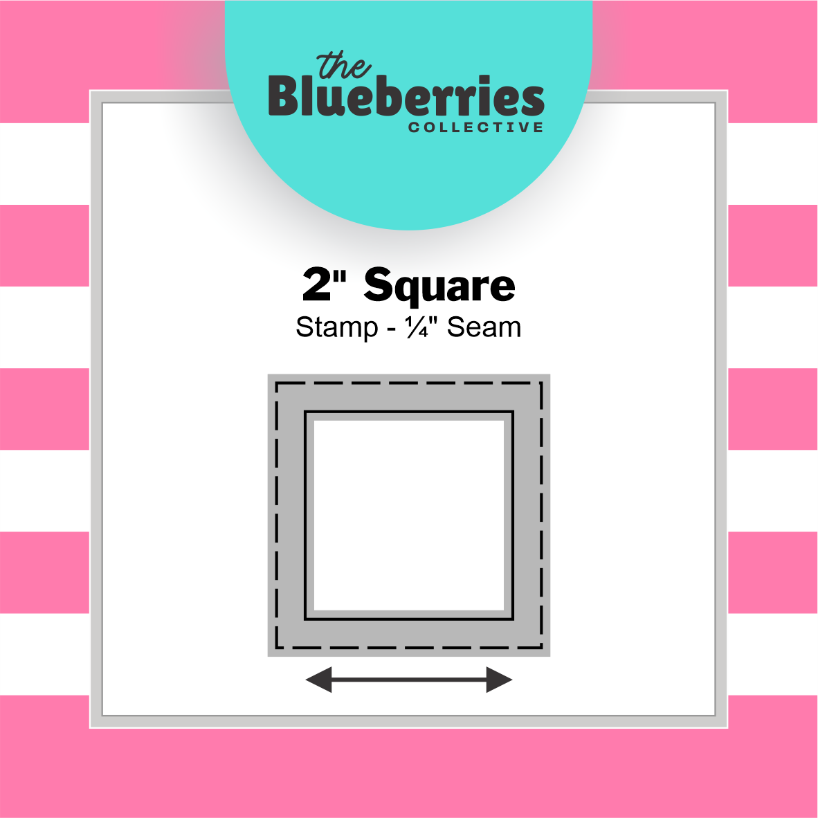 2" Square Stamp / Patchwork Stamp