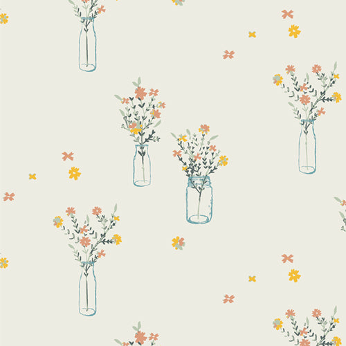 Picking Wildflowers - Shine On by Art Gallery Fabrics