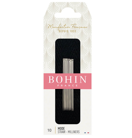 Bohin - Straw/Milliners Needles - size 10