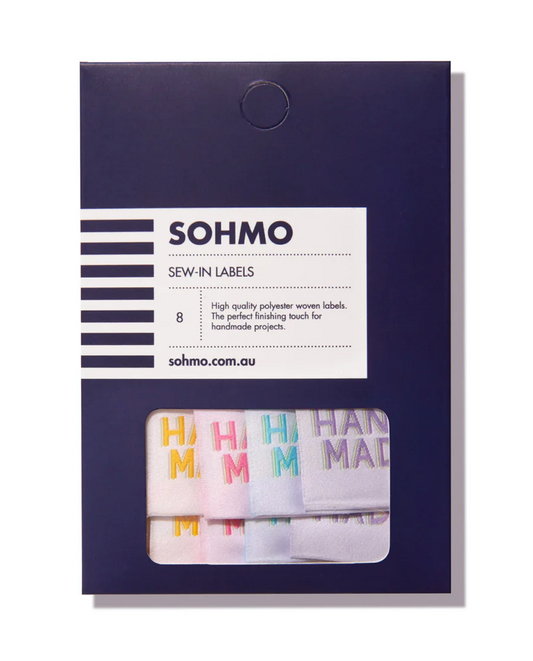 SOHMO -  Sew In Labels - Handmade - Drop Shadow