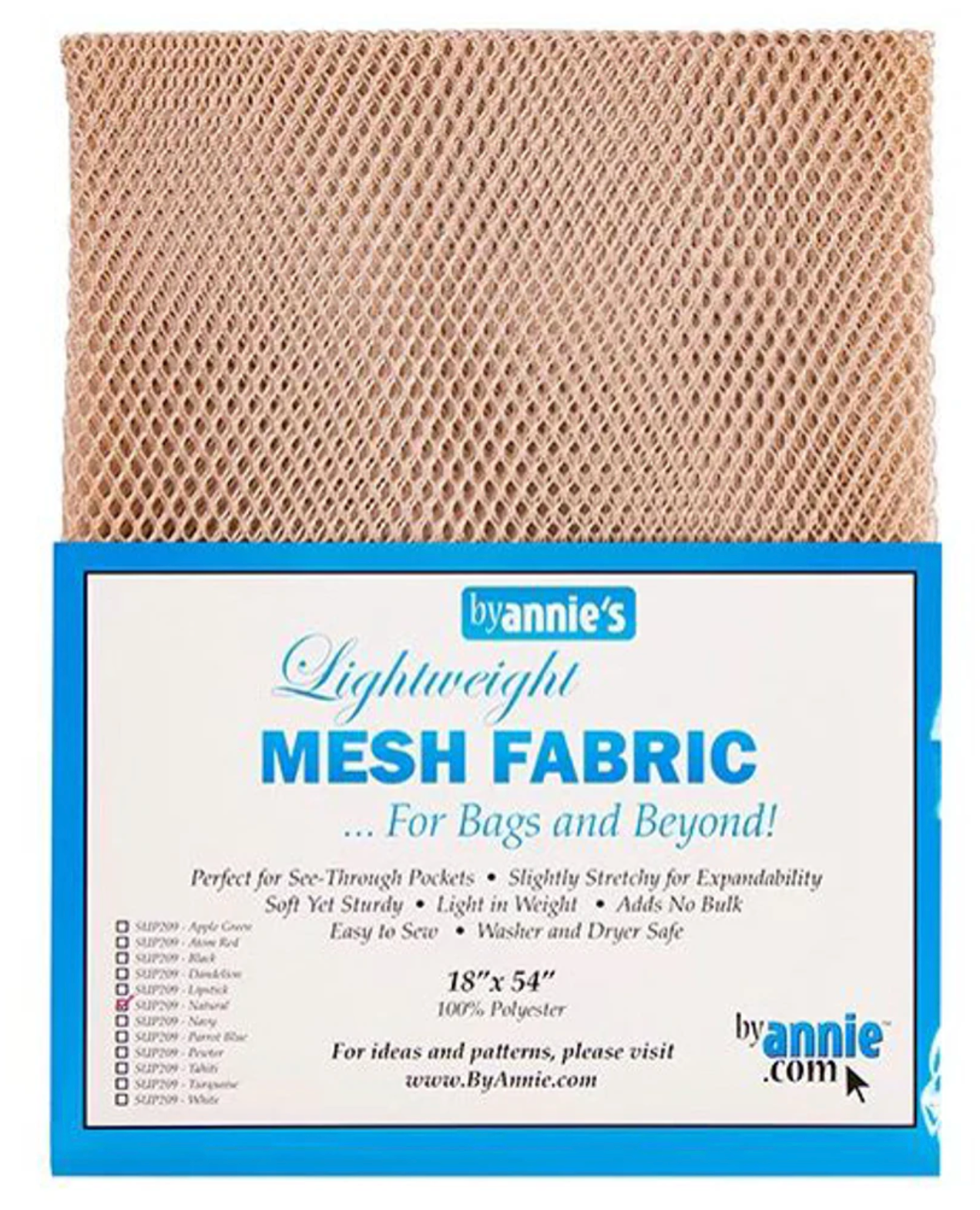 byAnnie's Lightweight Mesh Fabric - Natural