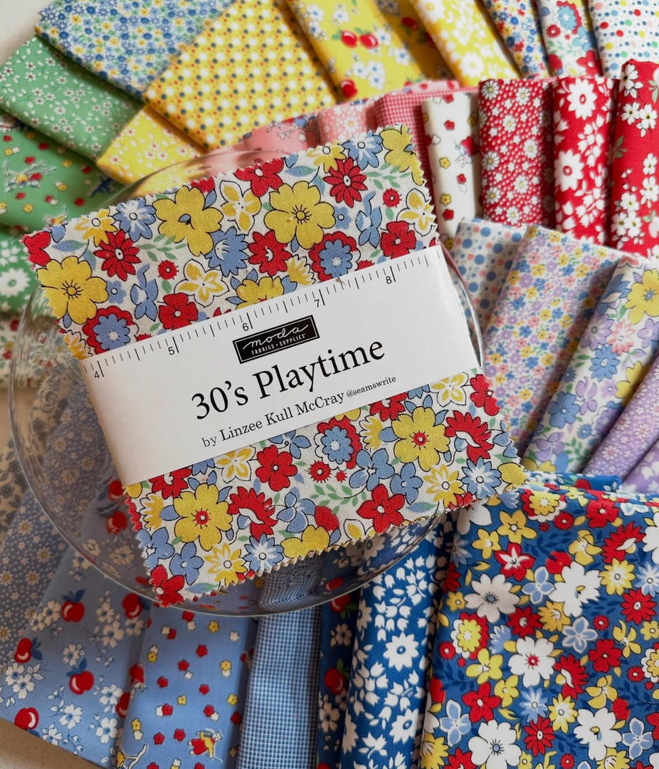 **EARLY RELEASE** 30's Playtime 2025 Layer Cake by Linzee McCray- MODA **PRE ORDER**