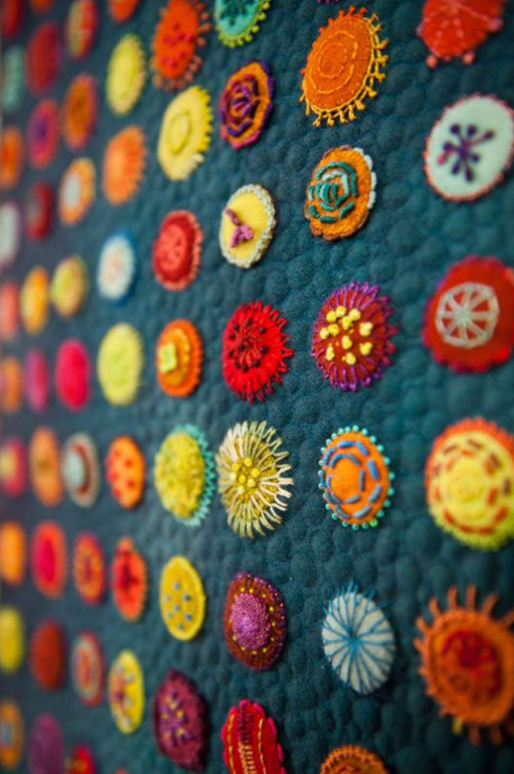 Toned Down Circle Sampler by Sue Spargo - Starter Kit