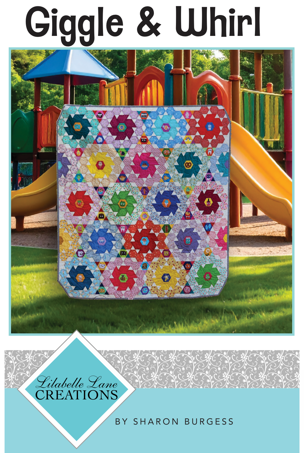 Giggle & Whirl - I Spy Quilt by Lilabelle Lane Creations
