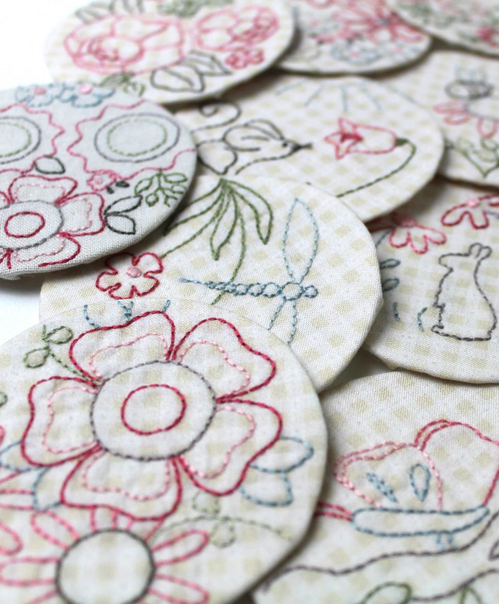The Molly And May Stitchery Panel by Helen Stubbings