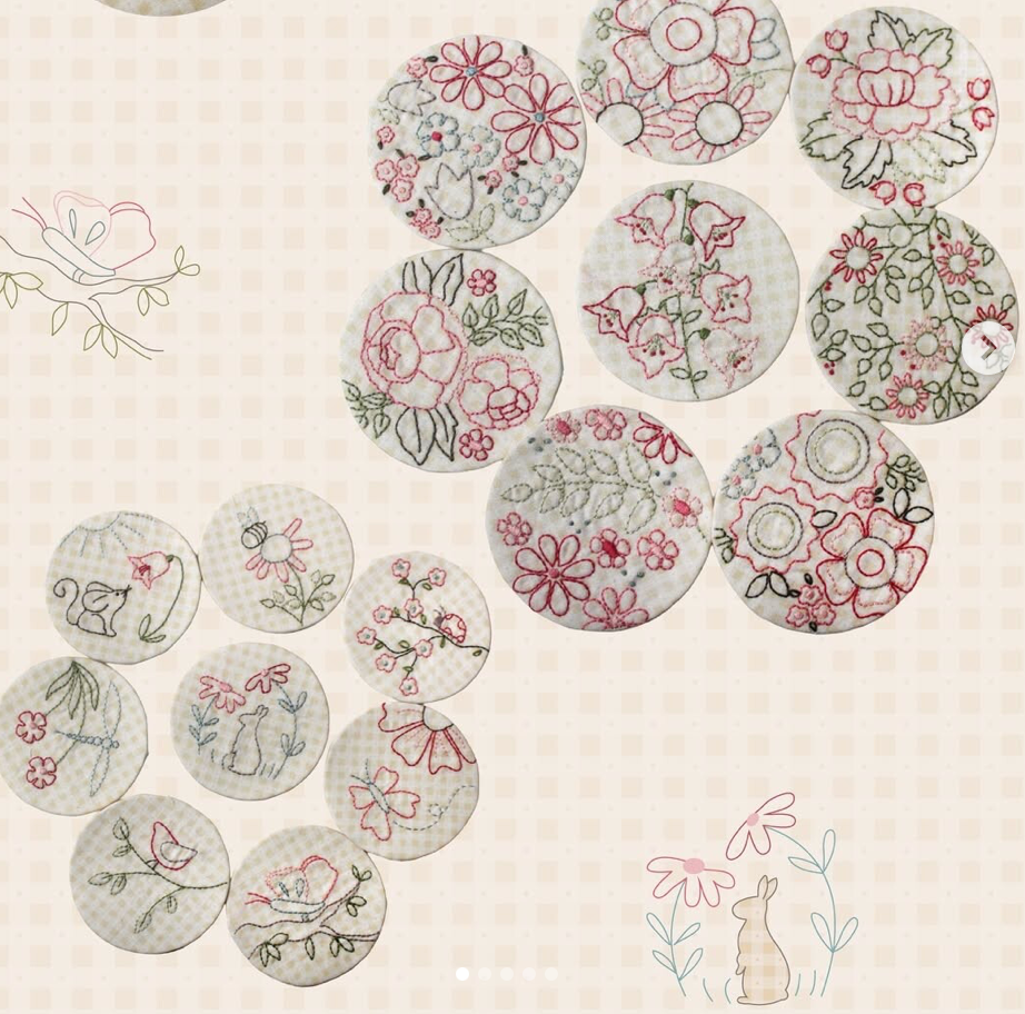 The Molly And May Stitchery Panel by Helen Stubbings