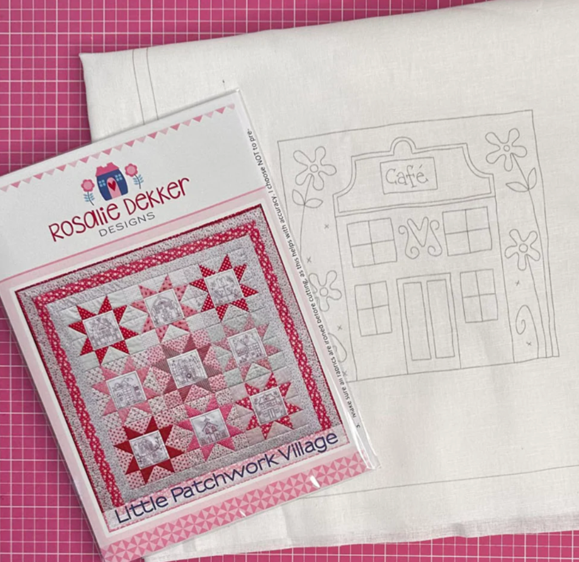 Little Patchwork Village with Pre-printd Linen
