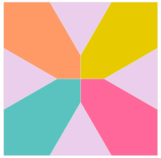 DUET Collection - Hen and Chicks - Patchwork Stamps Set