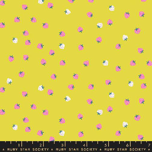 Strawberry Mini Berry in Citron by Kimberly Kight of Ruby Star Society