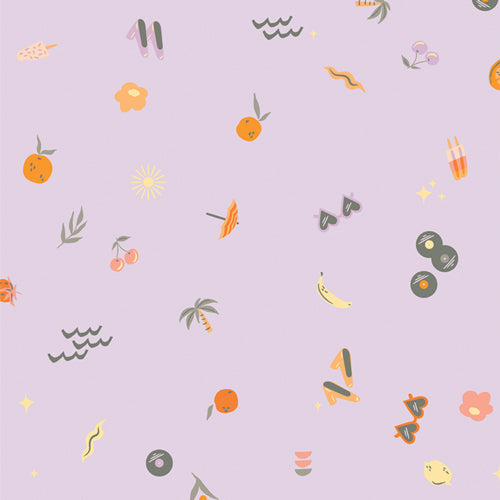Retro Summer- Tangerine by Art Gallery Fabrics