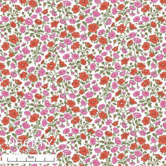 The Floral Journey -Freyja Daisy A- Liberty Tana Lawn by Liberty of London