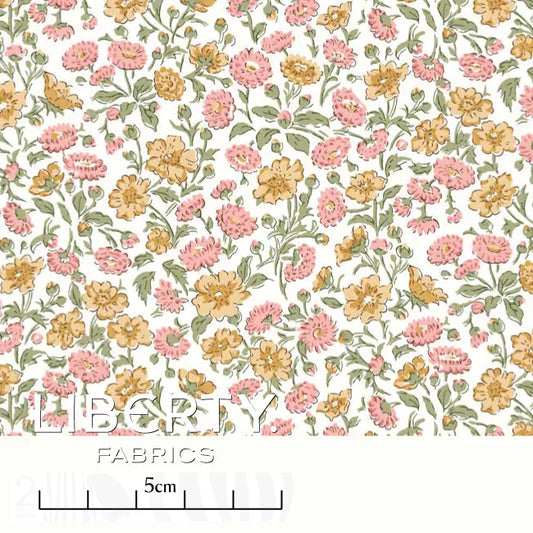 The Floral Journey -Freyja Daisy B- Liberty Tana Lawn by Liberty of London