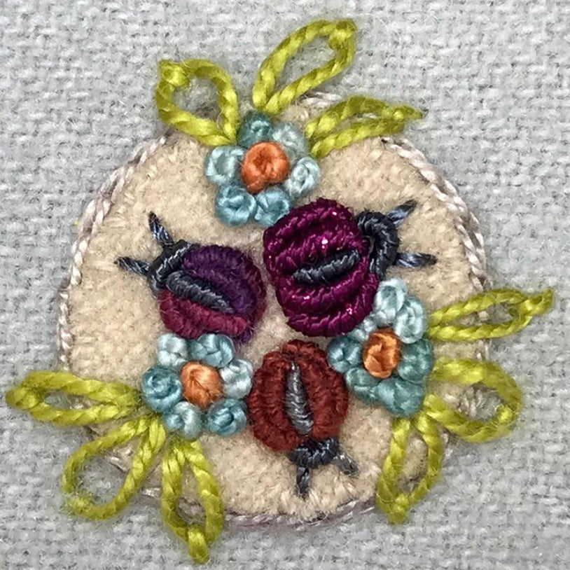 Toned Down Circle Sampler by Sue Spargo - Starter Kit