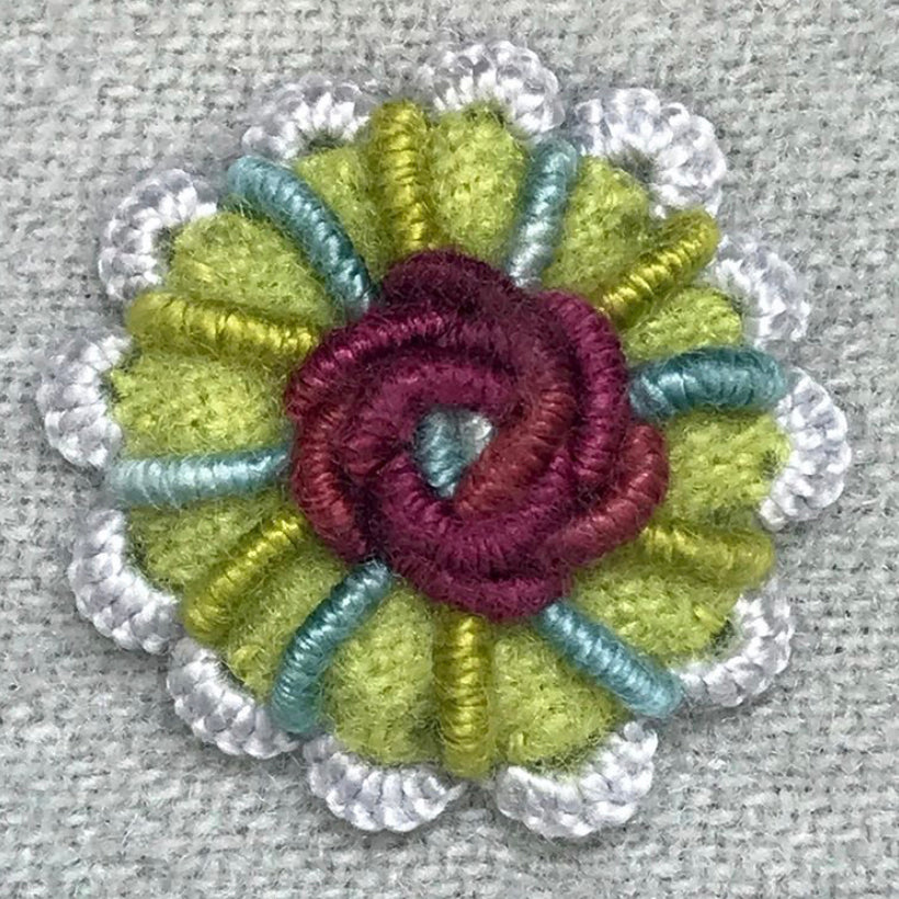 Toned Down Circle Sampler by Sue Spargo - Starter Kit