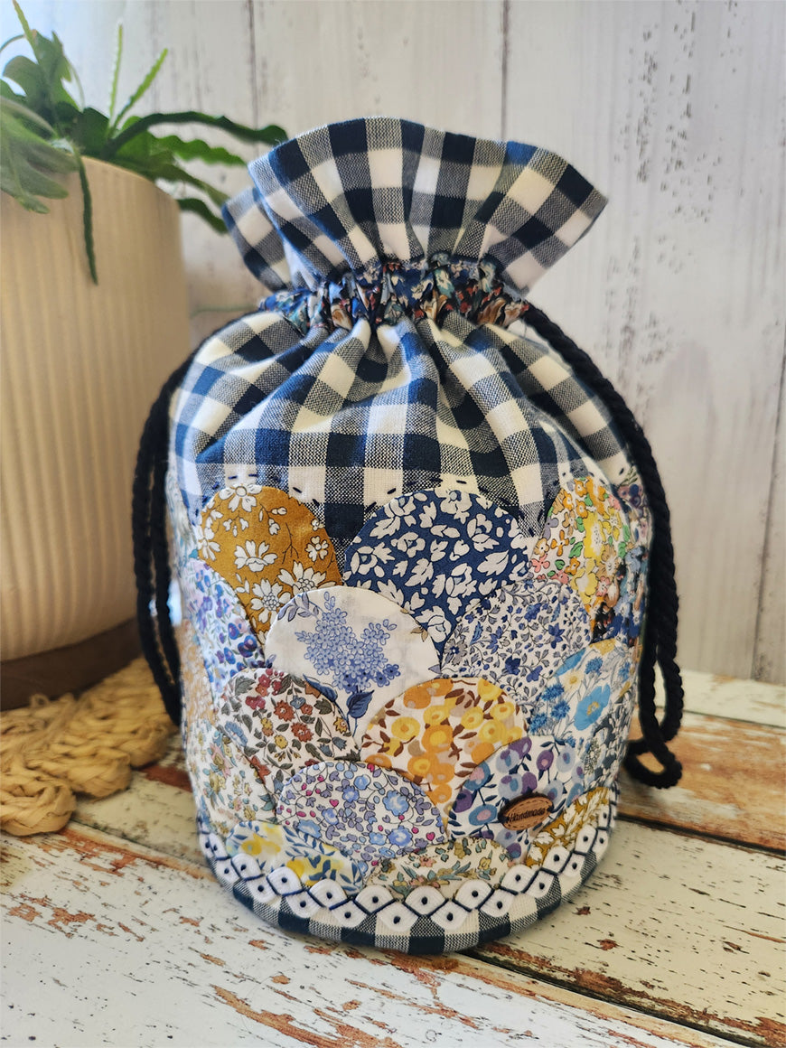 Clara Dilly Bag by Lilabelle Lane Creations WITH Template and EPP Papers