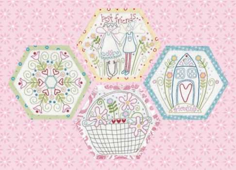 Best Friends Forever BOM *Complete Set* and Monthly Instalments Available by Rosalie Dekker
