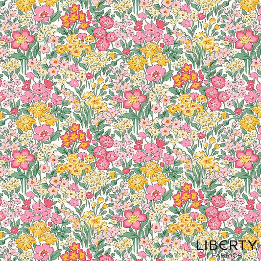 Blooming Flowerbed in Pink - Garden Party by Liberty