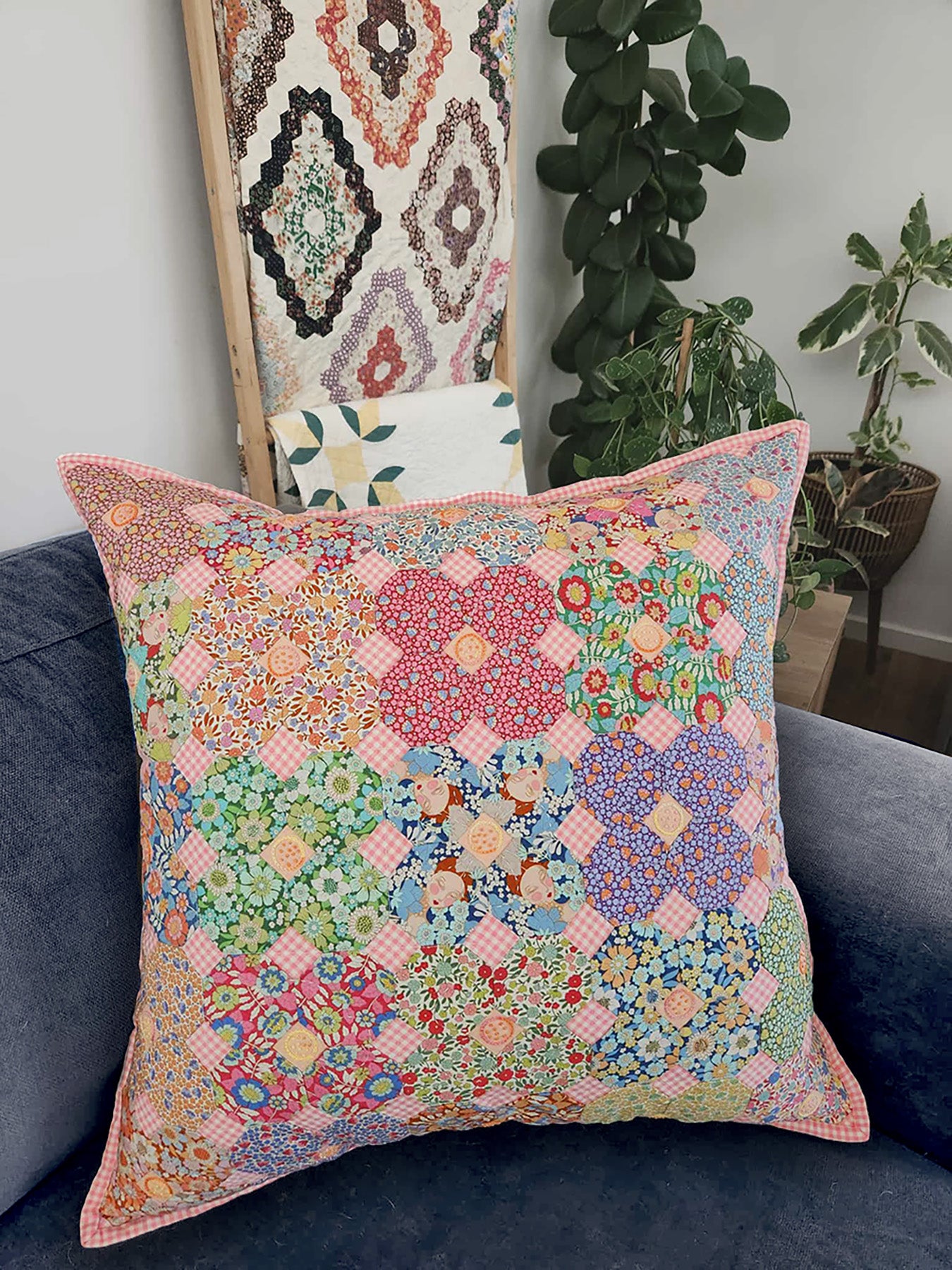 Idyllic Bloom Cushion by Lilabelle Lane Creations Downloadable PDF with SVG Files