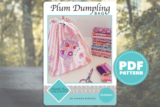 Plum Dumpling Bag- Downloadable PDF