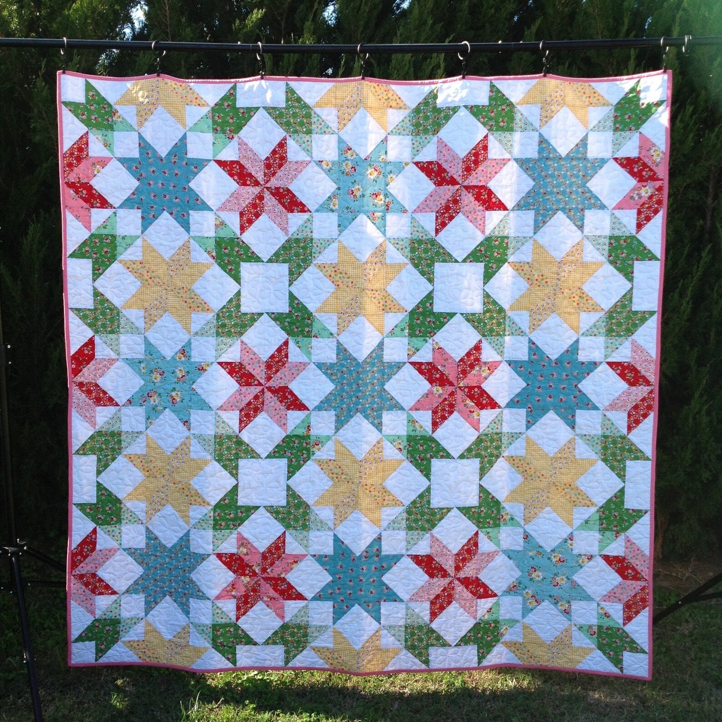 Summer Blooms Quilt - Ready Made - Lilabelle Lane Creations