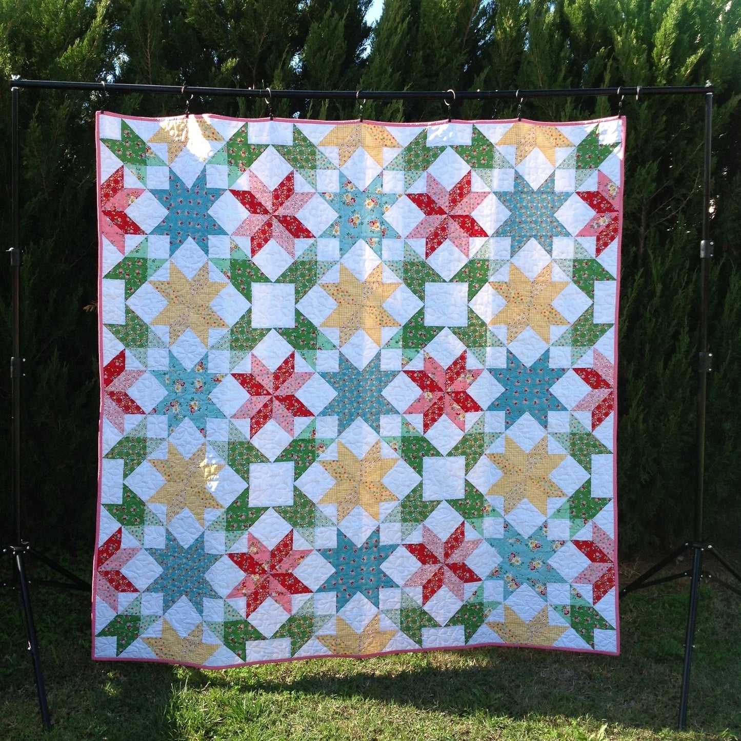 Summer Blooms Quilt - Ready Made - Lilabelle Lane Creations