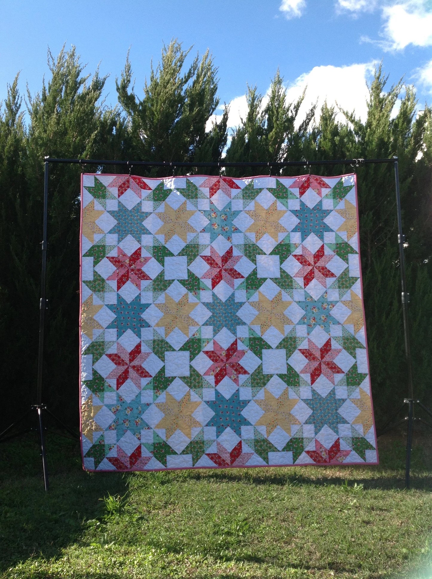 Summer Blooms Quilt - Ready Made - Lilabelle Lane Creations