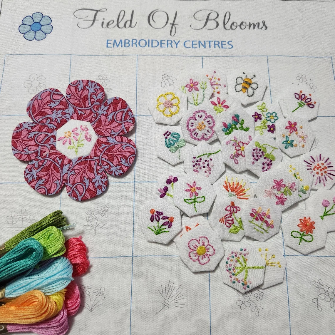 Field of Blooms - Embroidery Designs PDF