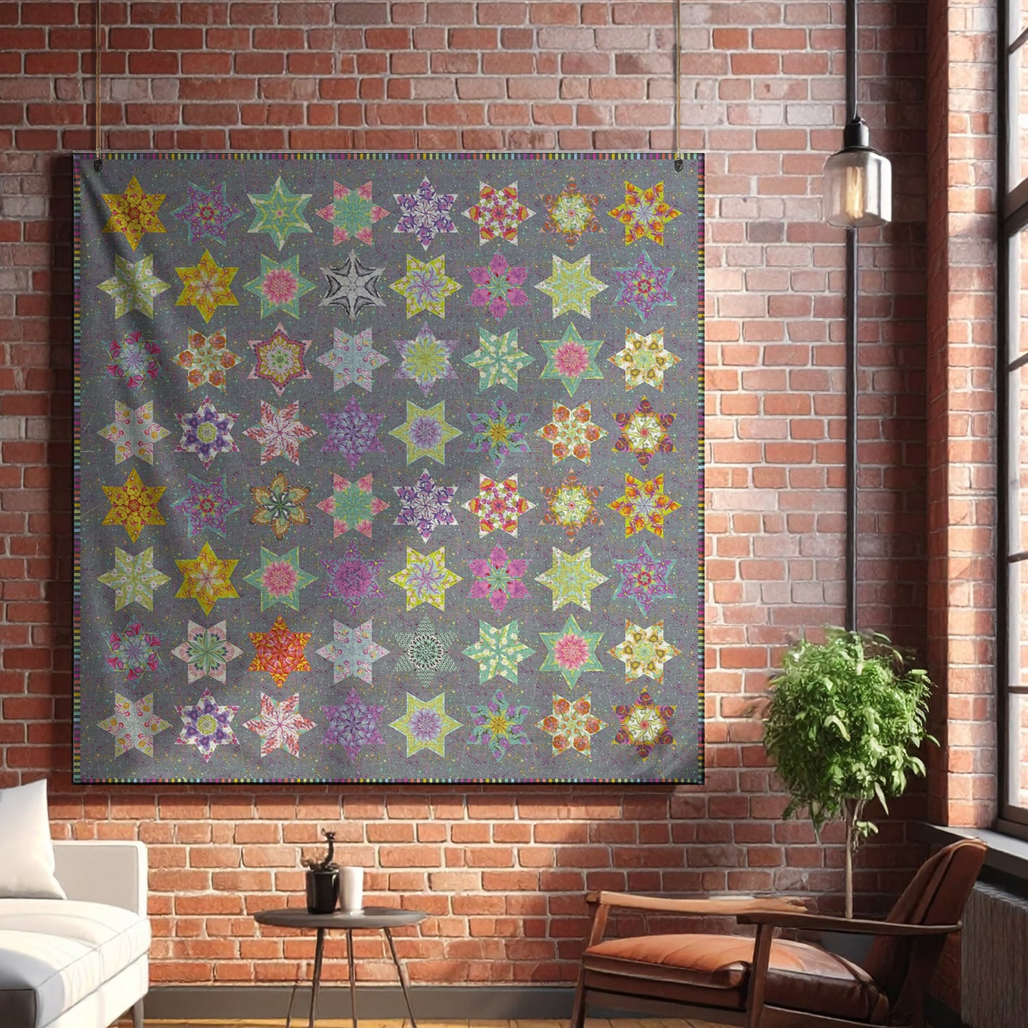 Spinning Stars Quilt by Lilabelle Lane Creations