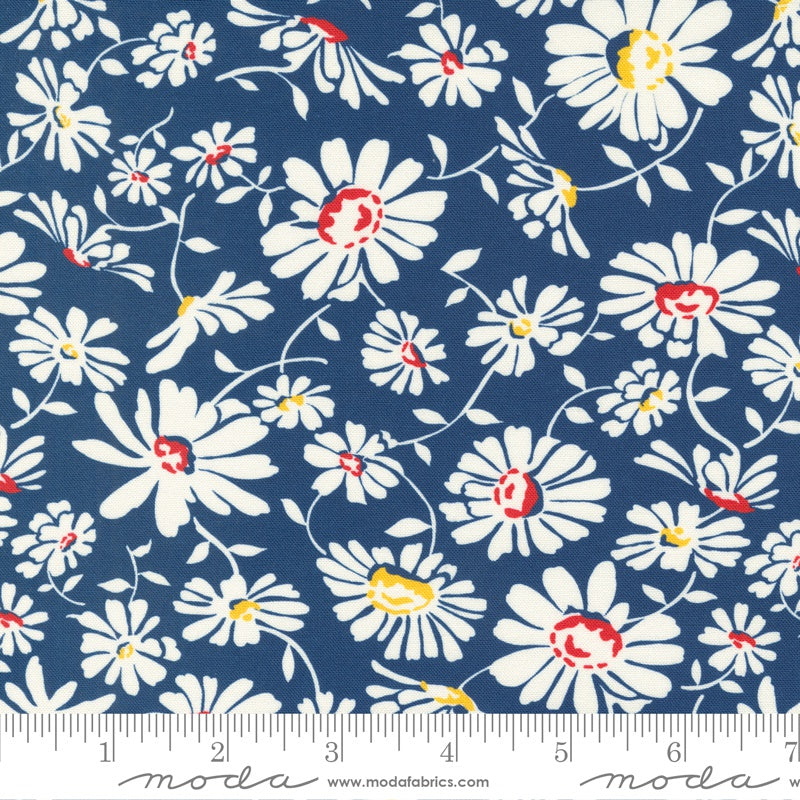 Sweet Melodies - Navy Daisy by Moda Fabrics