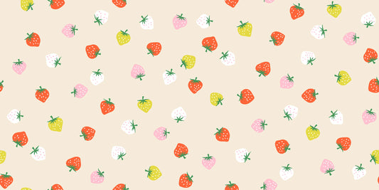 Strawberry Toss in Shell by Kimberly Kight of Ruby Star Society