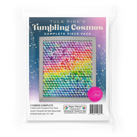 Tumbling Cosmos by Tula Pink - EPP Papers and Templates